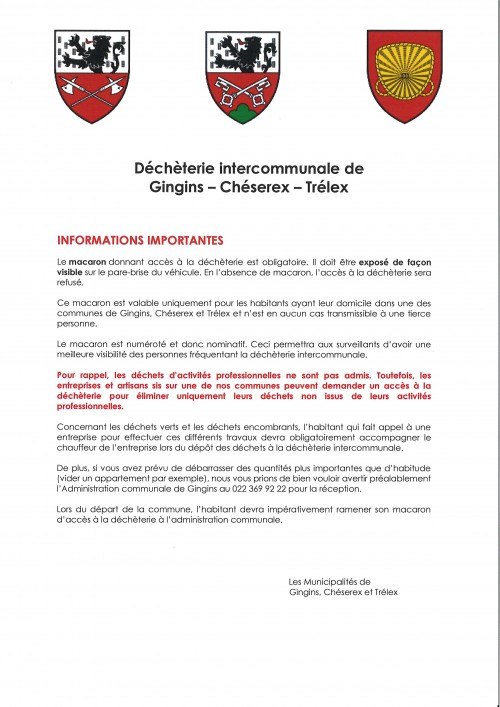 Déchèterie intercommunale